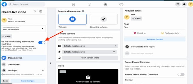 Facebook Livestream Simulcast7