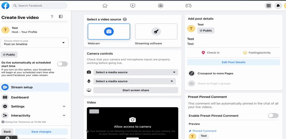 Facebook Livestream Simulcast8