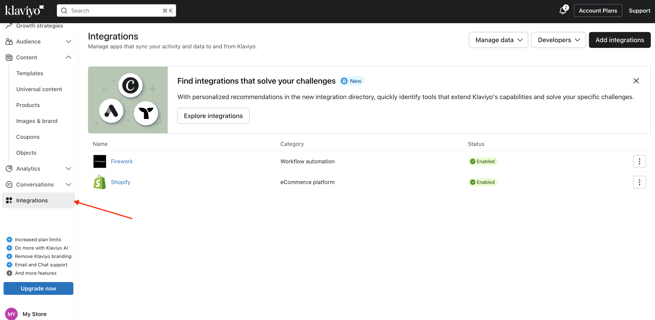 Integrate Firework with Klaviyo15