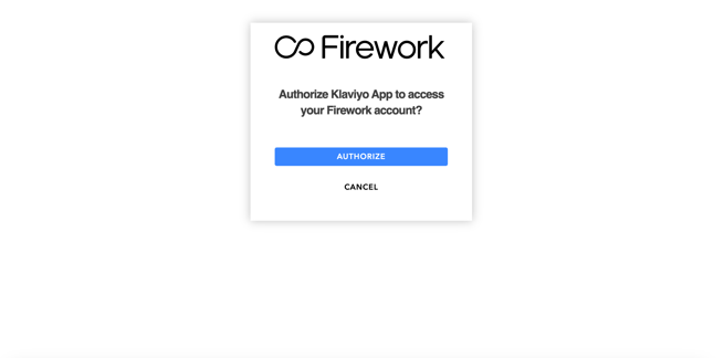 Integrate Firework with Klaviyo3