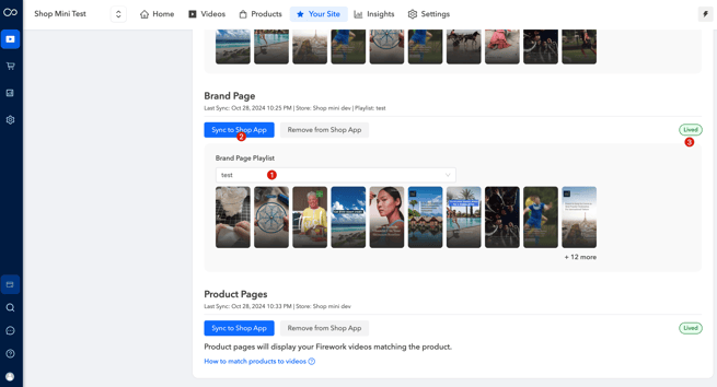 Leverage Firework Videos in Shop App10