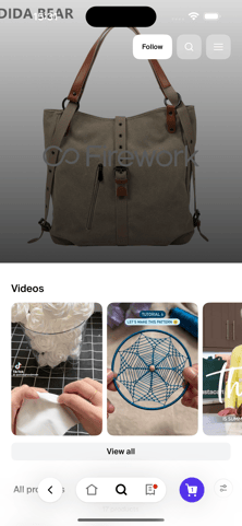Leverage Firework Videos in Shop App11