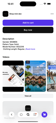 Leverage Firework Videos in Shop App15