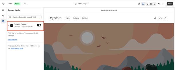 Leveraging the Firework Embed App in Shopify1