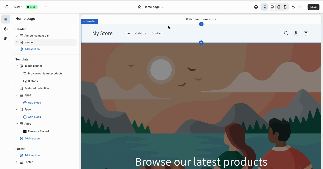 Leveraging the Firework Embed App in Shopify8