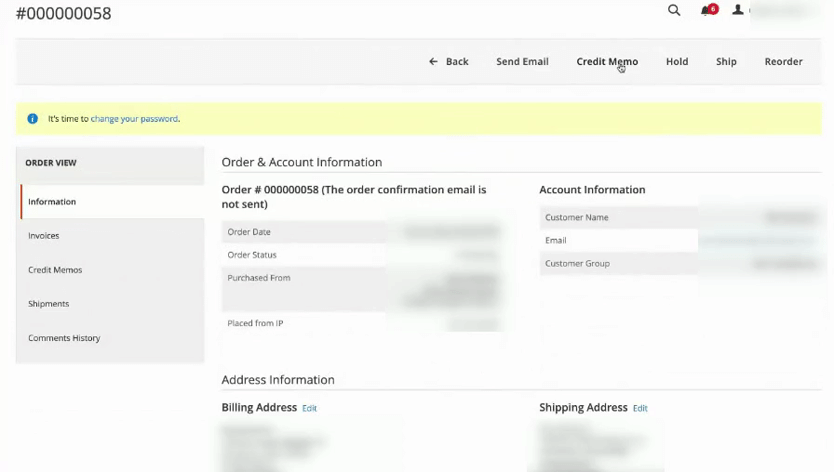 Process a Refund in Magento3
