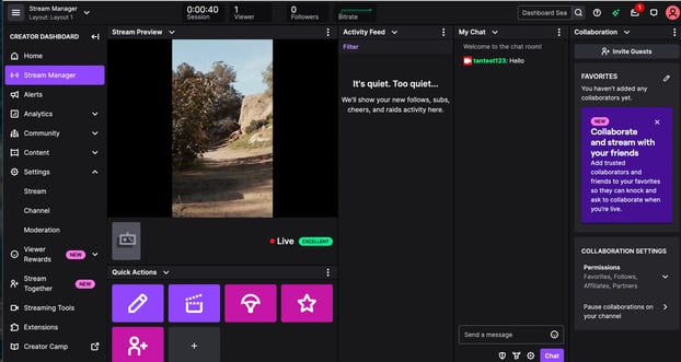 Twitch Livestream Simulcast4