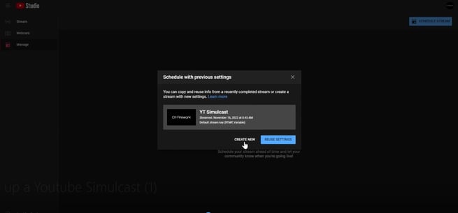 Youtube Livestream Simulcast4