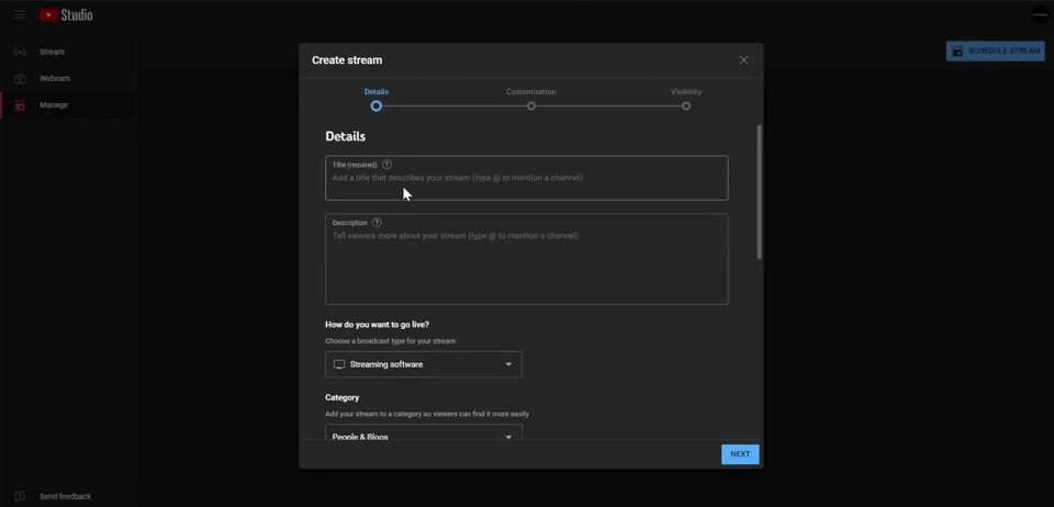 Youtube Livestream Simulcast5
