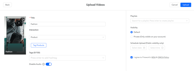 disable audio 