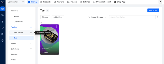 new playlist 