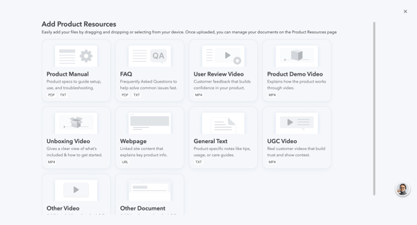 product resources