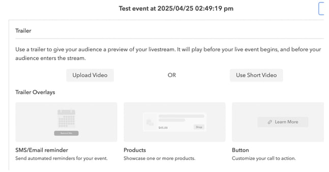 setup Livestream event6